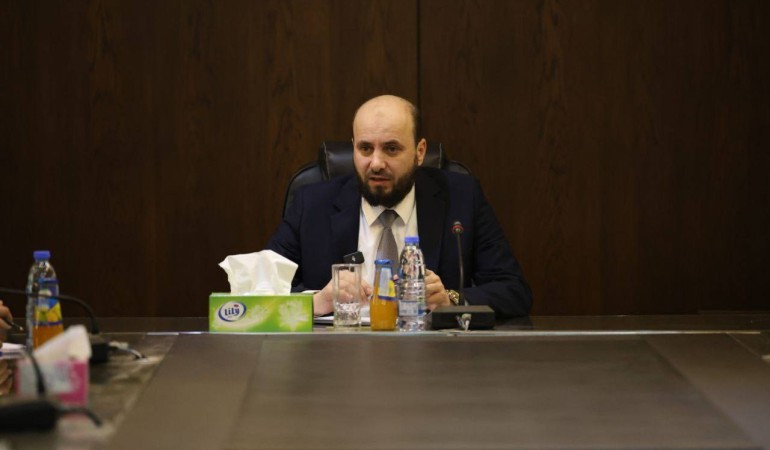 وزير الطاقة يجتمع بكادر الشركة السورية لنقل المواد النفطية