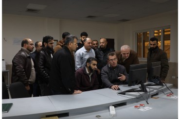 وزير الكهرباء في حكومة تسيير الأعمال يتفقد محطة 
