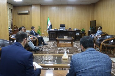 وزير الكهرباء يبحث مع القائم بأعمال الوفد الألماني في سوريا سبل التعاون المشترك  لتطوير قطاع الكهربا